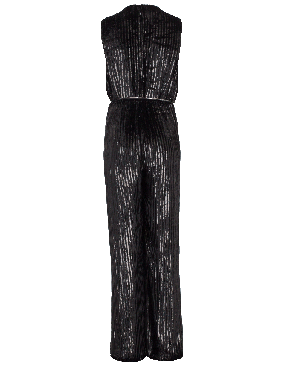 ADAM LIPPES-Striped Tie Jumpsuit-