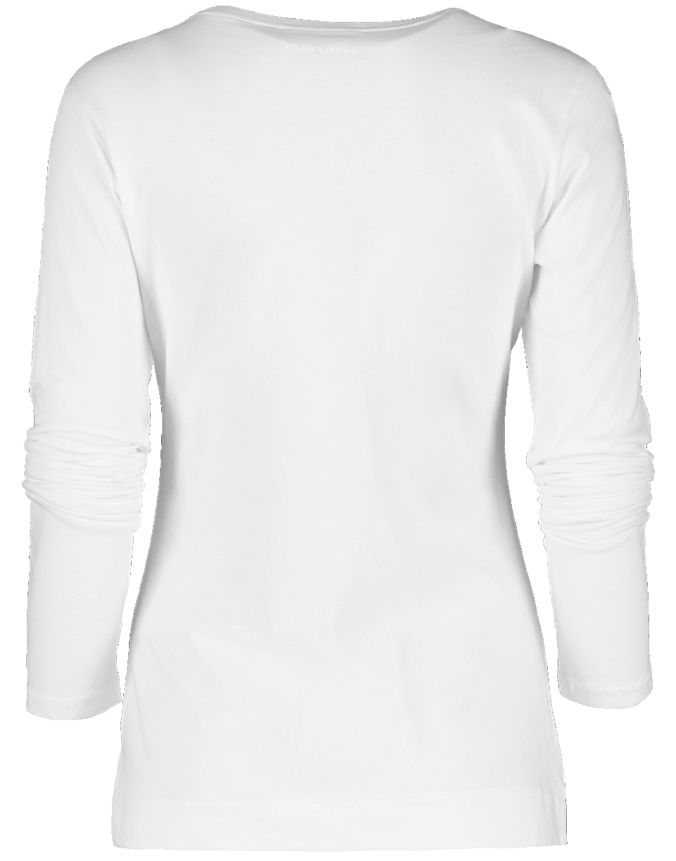 ADAM LIPPES-Cotton Crewneck T-Shirt-