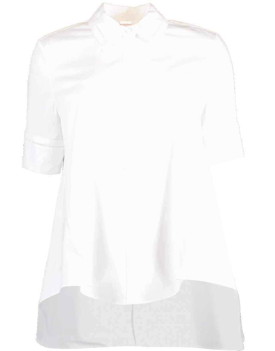 ADAM LIPPES-Cotton Poplin Trapeze Shirt-