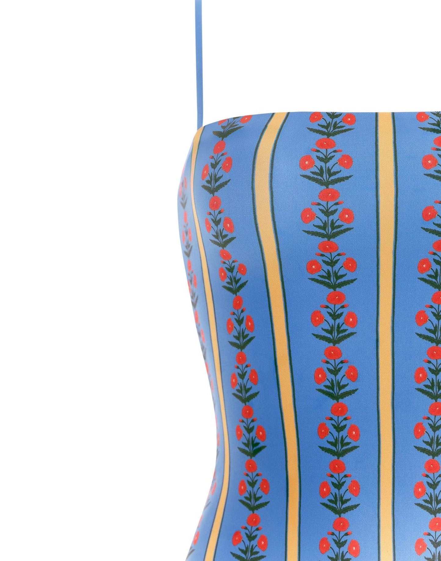 AGUA BY AGUA BENDITA-Durazno Carmina Embroidered One-Piece Swimsuit-