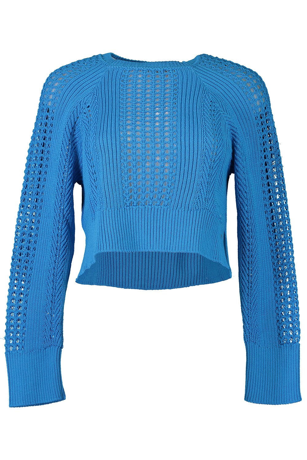 Cropped Knit Sweater CLOTHINGTOPSWEATER ALBERTA FERRETTI   