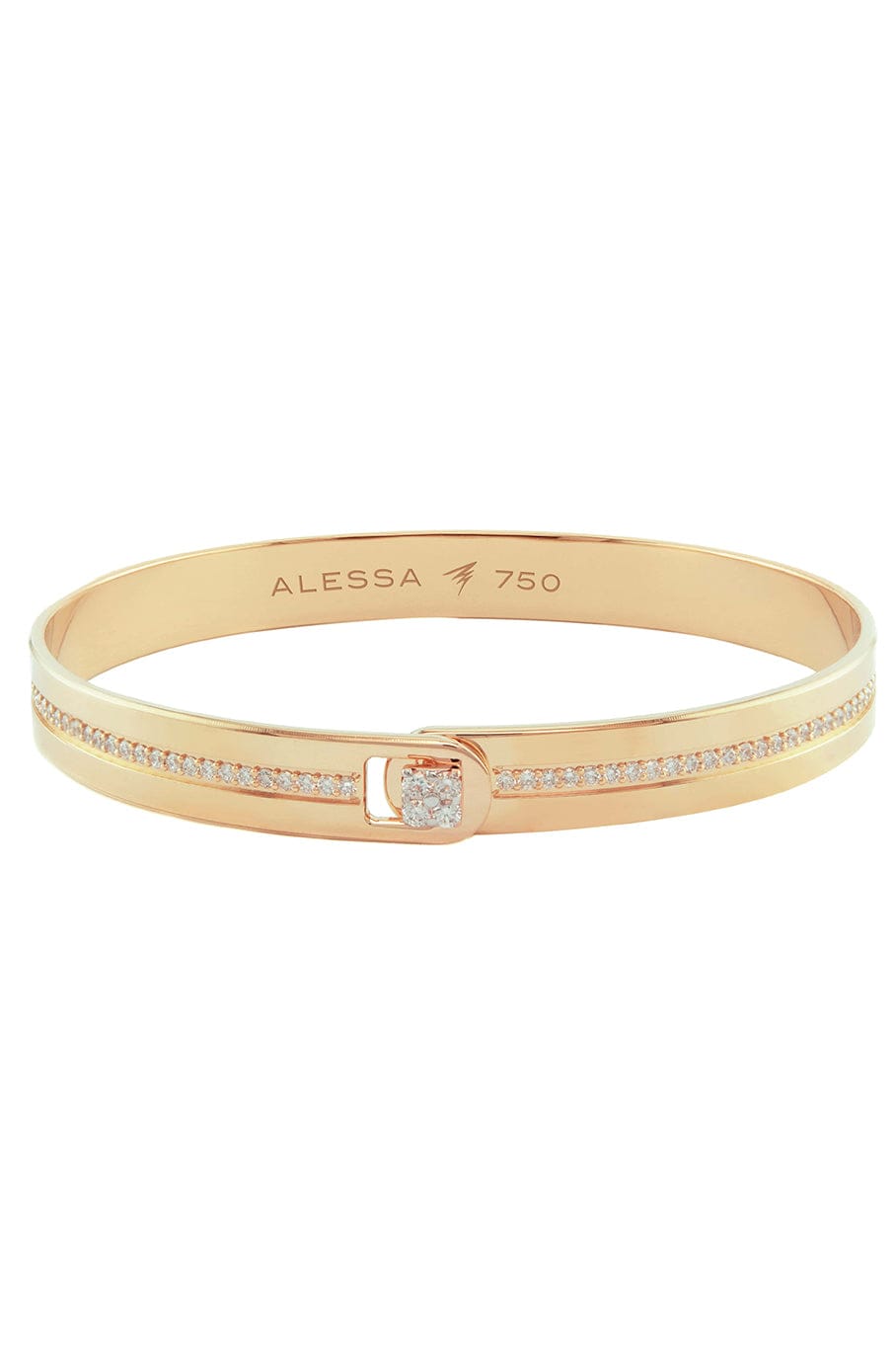 ALESSA JEWELRY-Diamond Equality Bracelet-ROSE GOLD