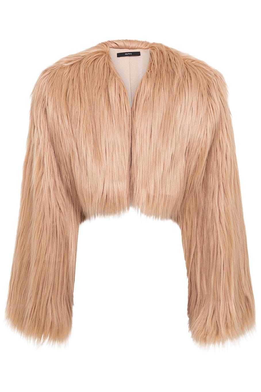 ALEX PERRY-Hutton Fur Cropped Jacket-