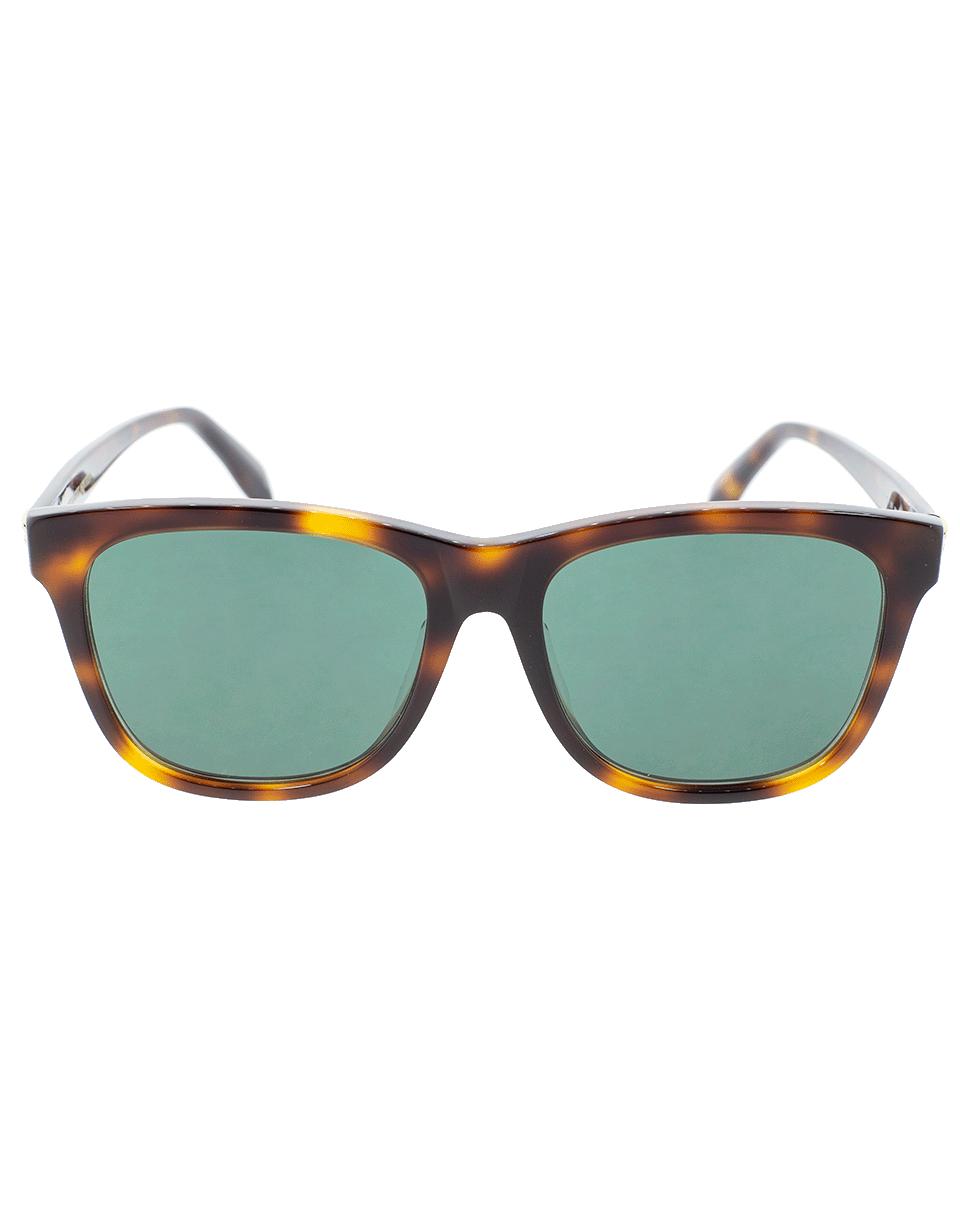 ALEXANDER MCQUEEN-Acetate Sunglasses-GREEN