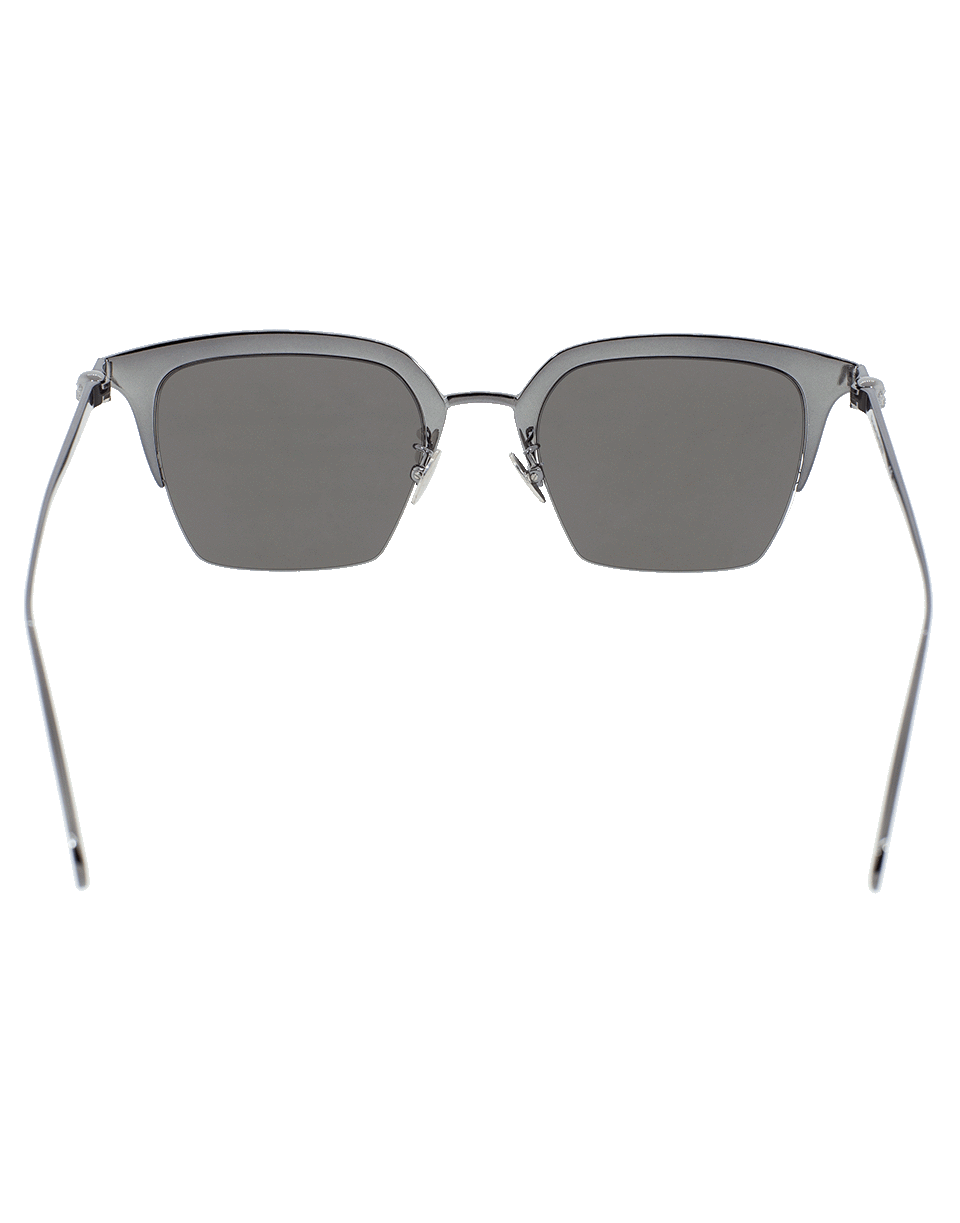 ALEXANDER MCQUEEN-Square Frame Sunglasses-GREY
