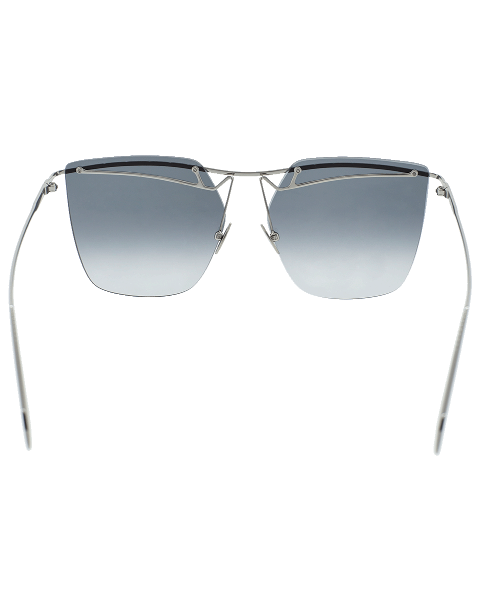 Tinted Rimless Bar Sunglasses ACCESSORIESUNGLASSES ALEXANDER MCQUEEN   
