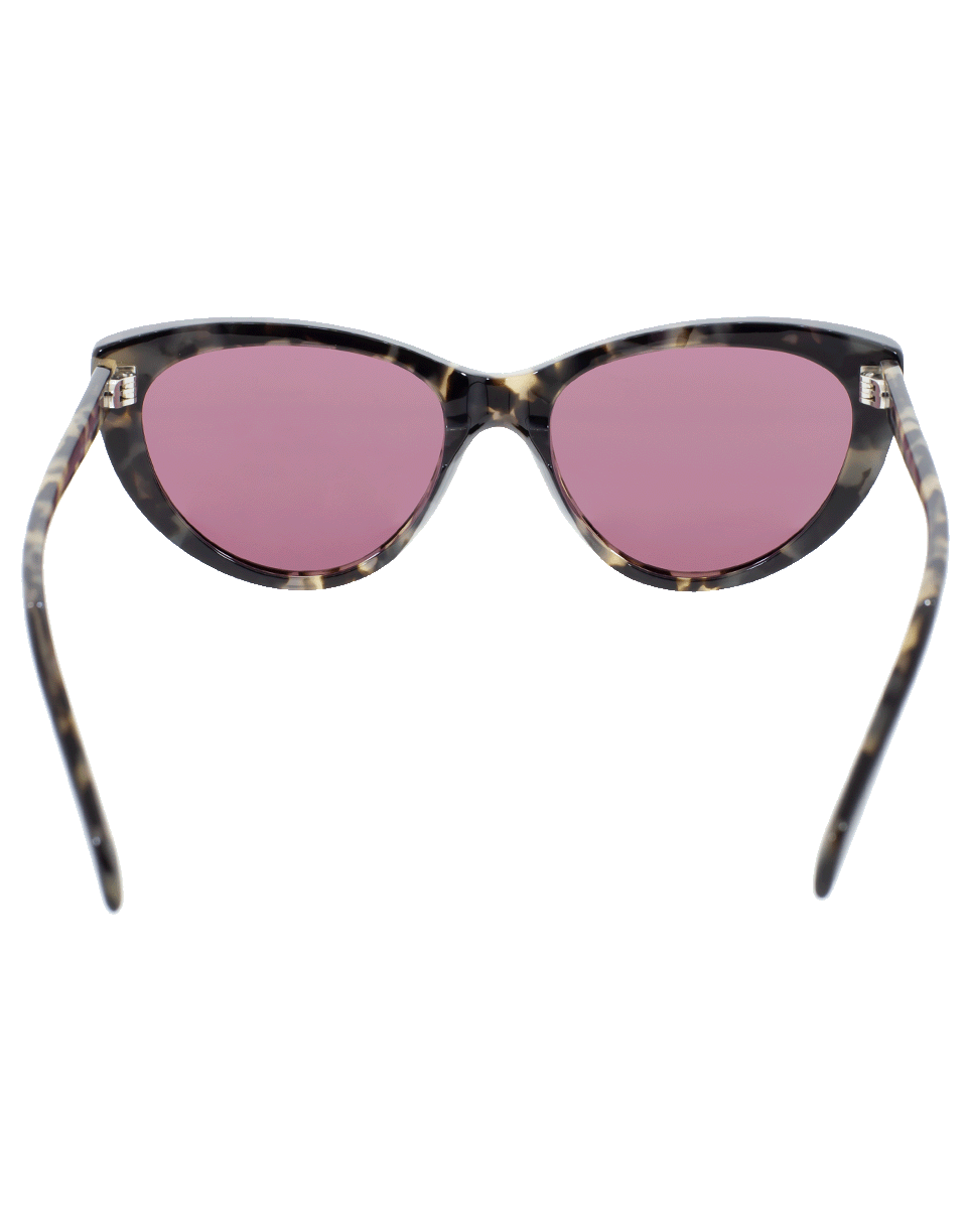 ALEXANDER MCQUEEN-Violet Cat Eye Sunglasses-VIOLET