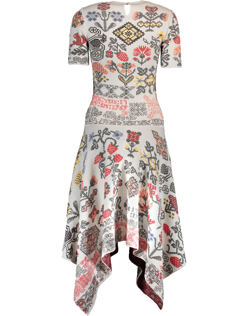 ALEXANDER MCQUEEN-Hankerchief Dress-