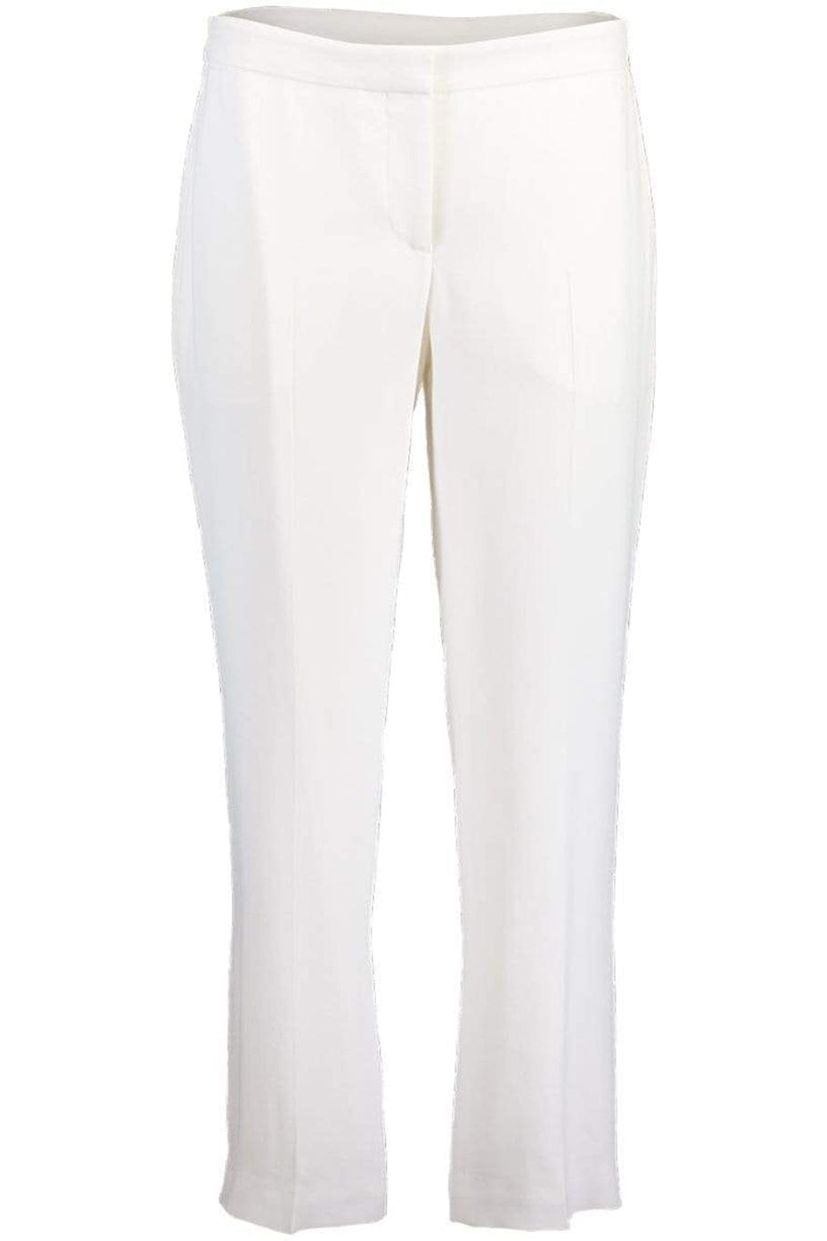 ALEXANDER MCQUEEN-Ivory Cropped Trouser-IVORY