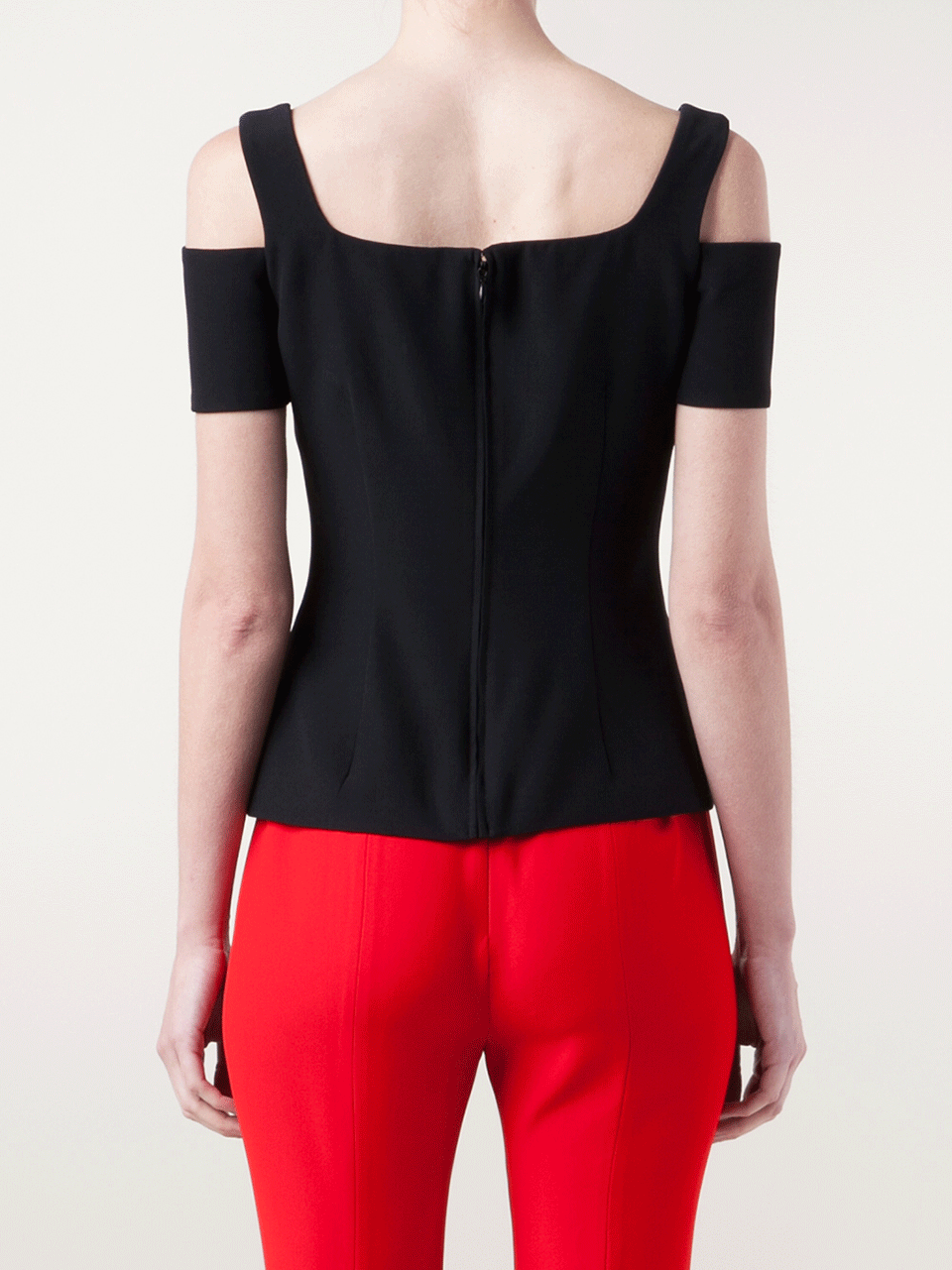 ALEXANDER MCQUEEN-Cut Out Detail Top-