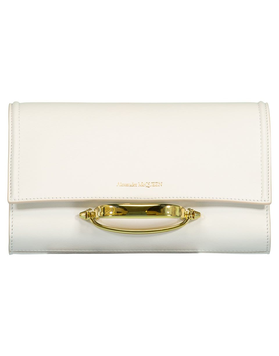 ALEXANDER MCQUEEN-New Small Story Clutch-IVORY