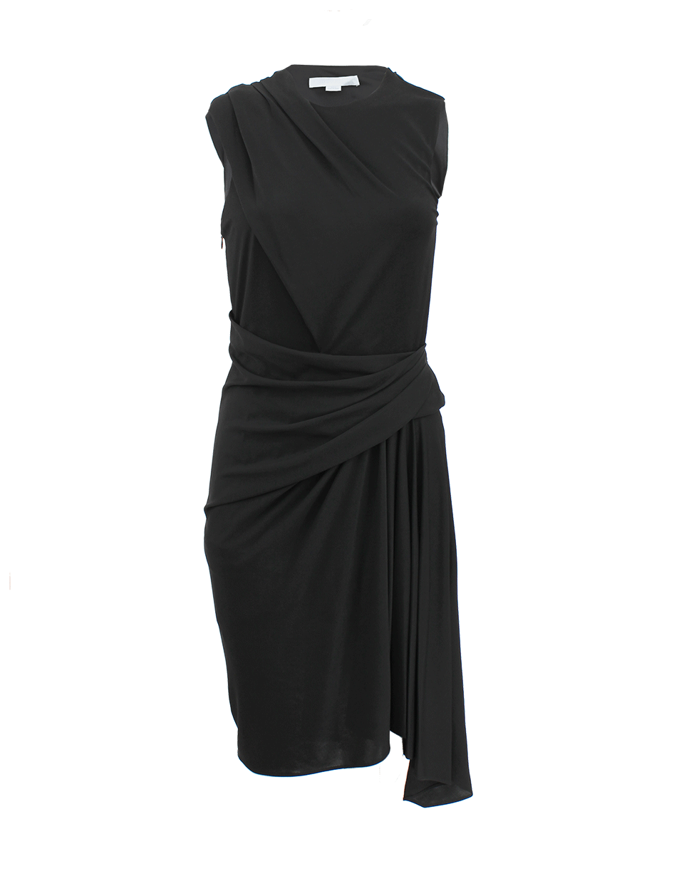 Sleeveless Twisted Drape Front Dress – Marissa Collections