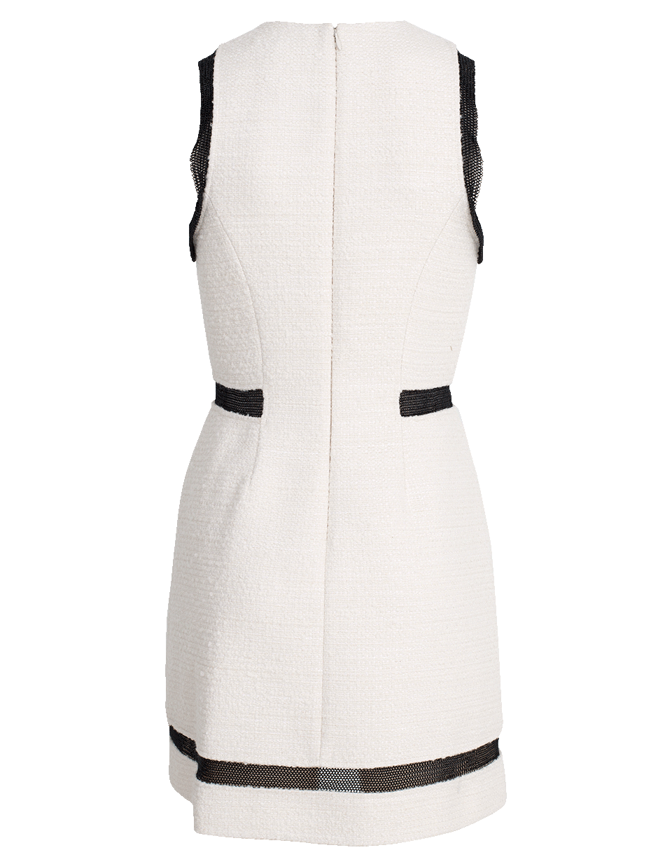 Chain Mail Trim Tweed Dress CLOTHINGDRESSMISC ALEXANDER WANG   