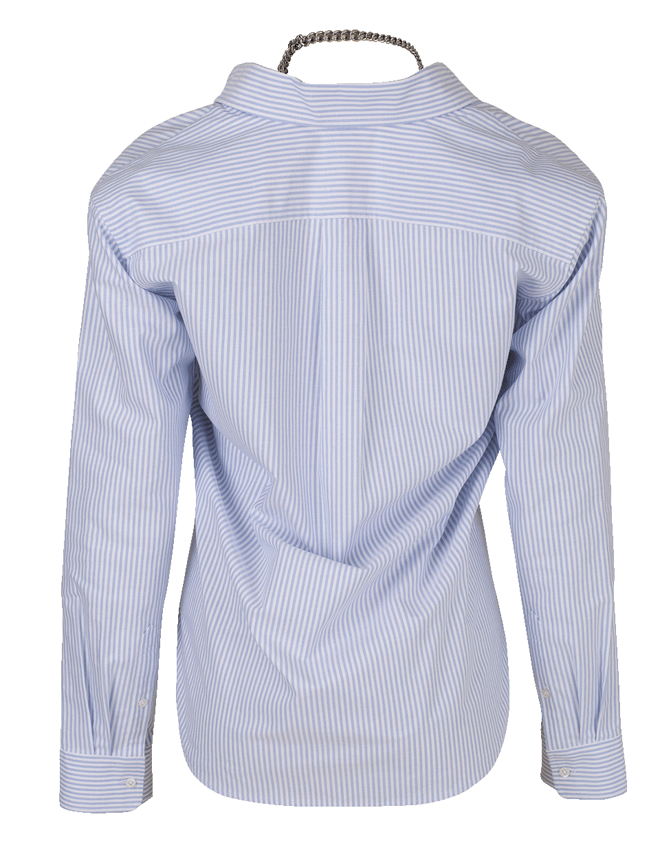 alexanderwang-Off Shoulder Oxford Shirt-