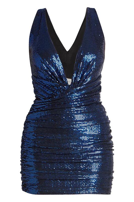 ALEXANDRE VAUTHIER-Sequin Mini Dress-