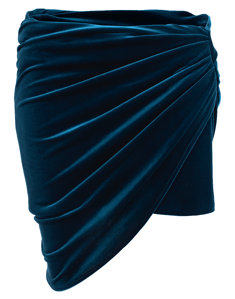 Velvet Jersey Wrap Mini Skirt CLOTHINGSKIRTMISC ALEXANDRE VAUTHIER   