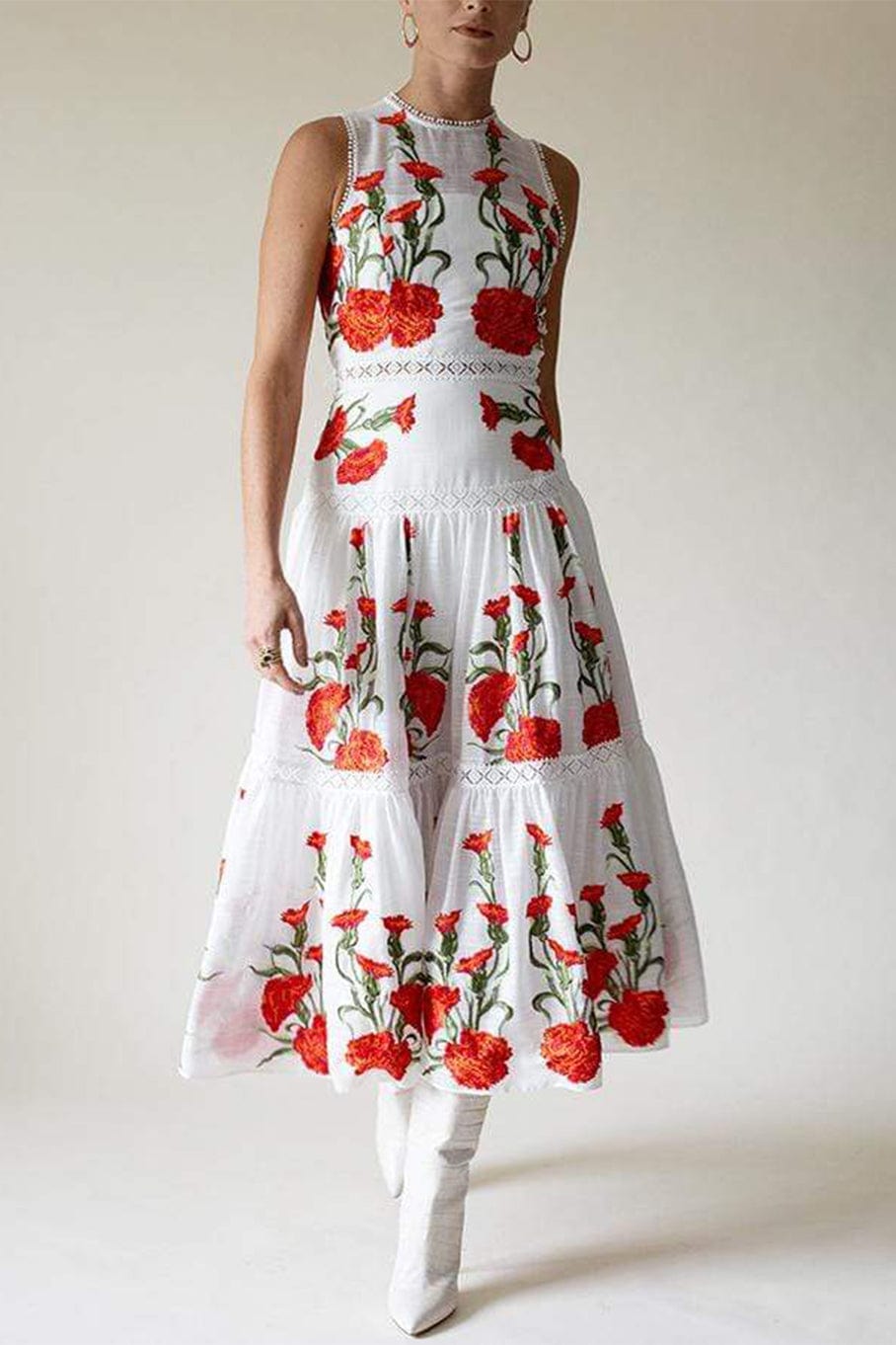 Blossom Embroidered Leomie Dress CLOTHINGDRESSCASUAL ALEXIS   