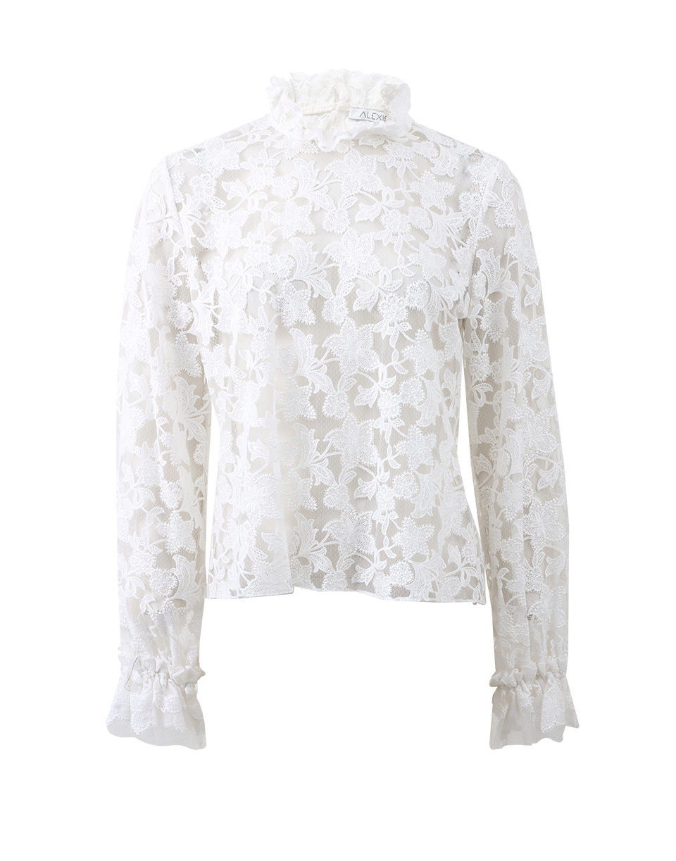 ALEXIS-Meryl Embroidered Lace Top-