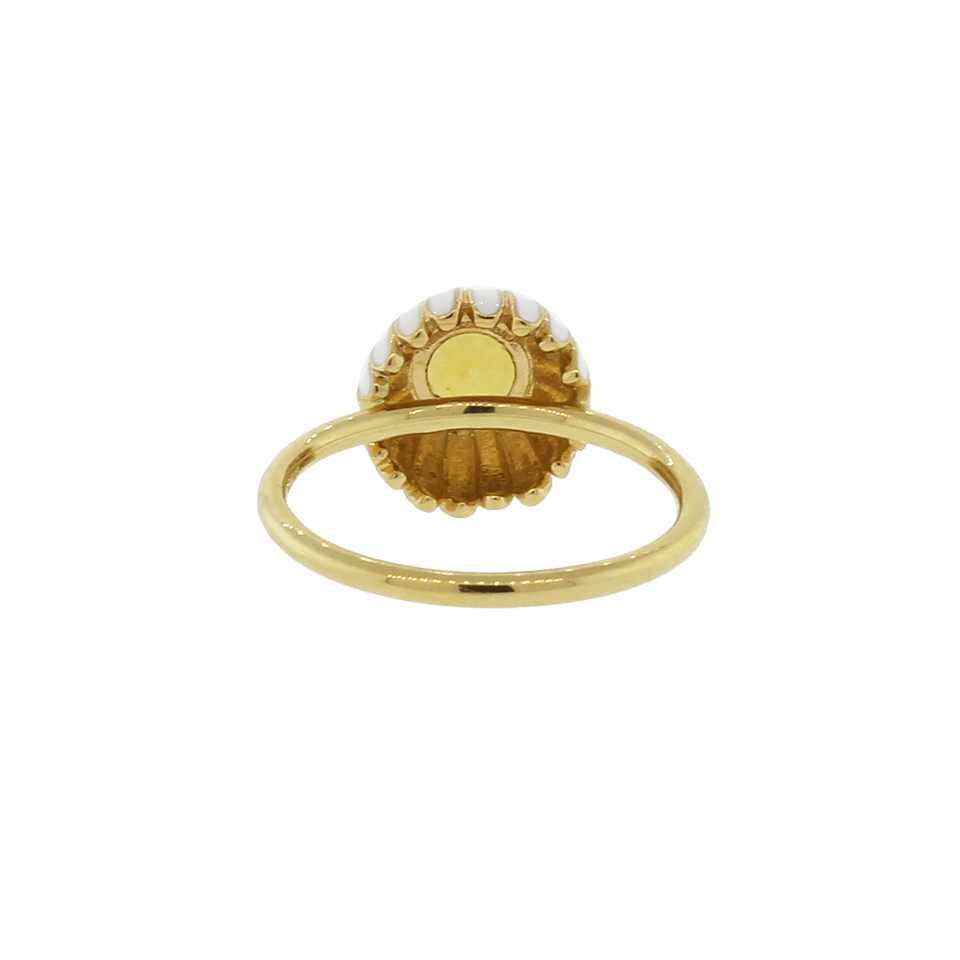 ALISON LOU-Upside Down Daisy Ring-YELLOW GOLD