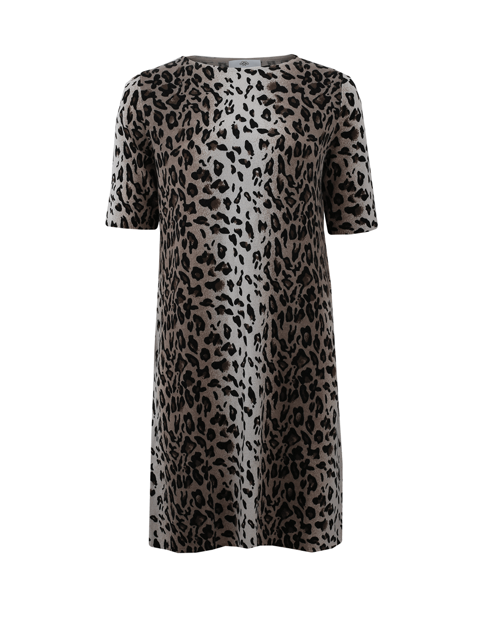 ALLUDE-Leopard Print Dress-