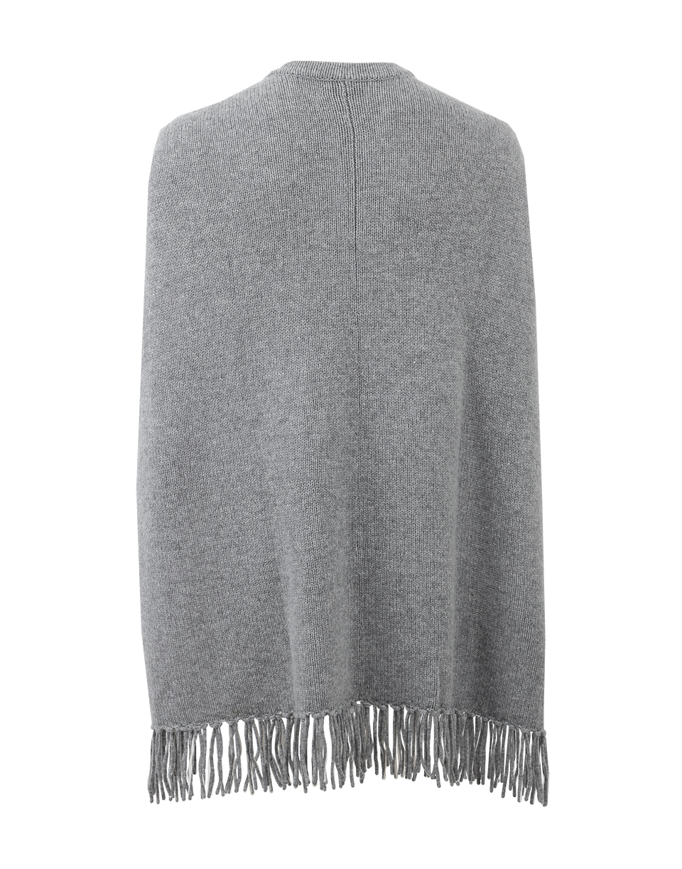 Snap Front Cape With Fringe CLOTHINGMISC ALLUDE   
