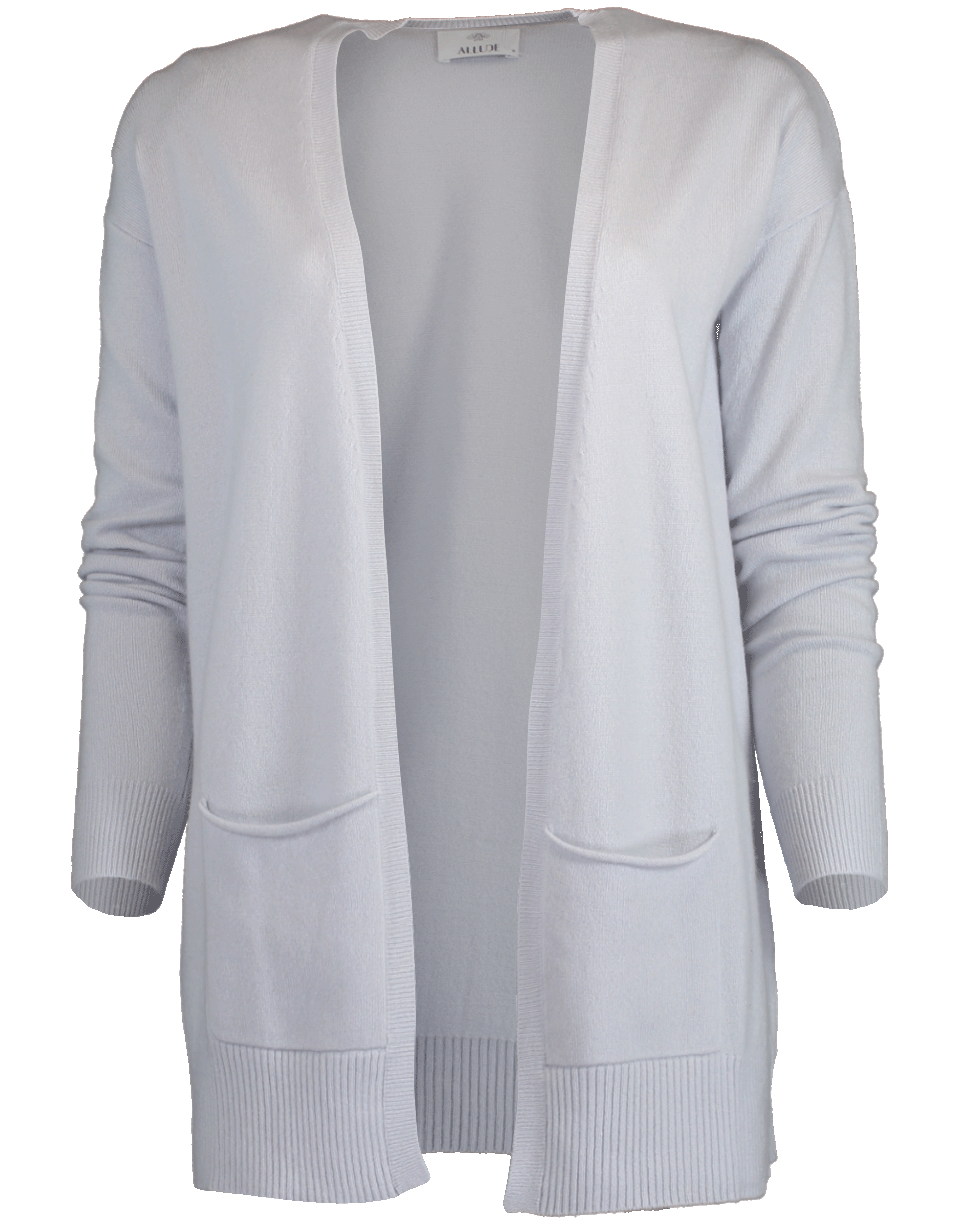 ALLUDE-Long Cashmere Cardigan-