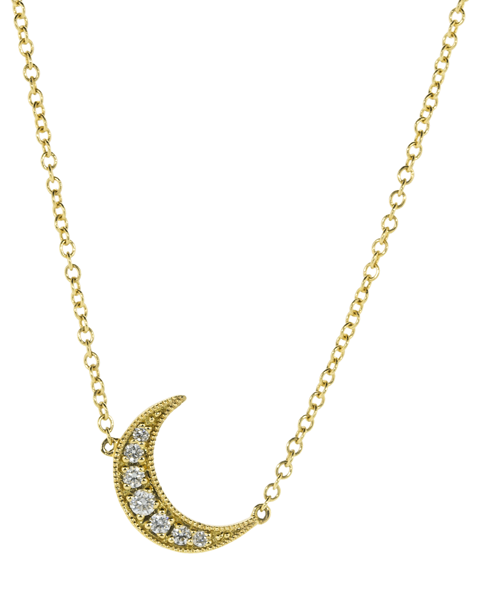 Crescent Moon Diamond Necklace JEWELRYFINE JEWELNECKLACE O ANDREA FOHRMAN   