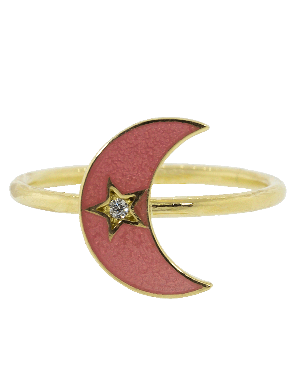 Enamel Crescent Moon Ring JEWELRYFINE JEWELRING ANDREA FOHRMAN   