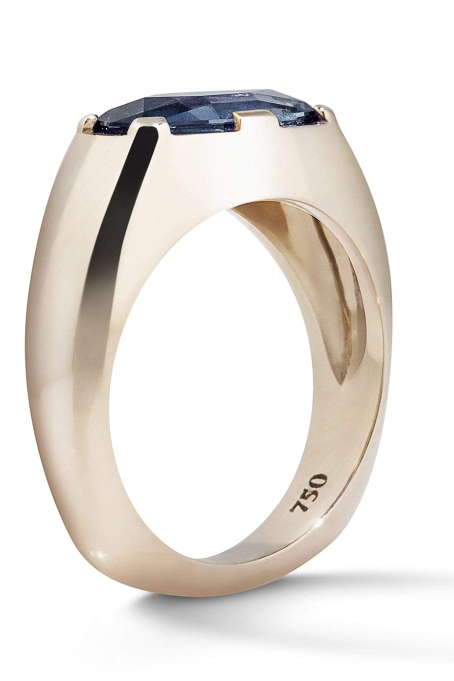 ANDY LIF-Blue Sapphire Roma Ring-WHITE GOLD