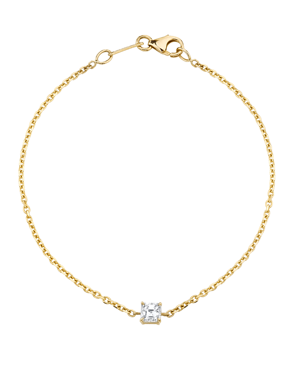 Asscher Diamond Chain Bracelet JEWELRYFINE JEWELBRACELET O ANITA KO   