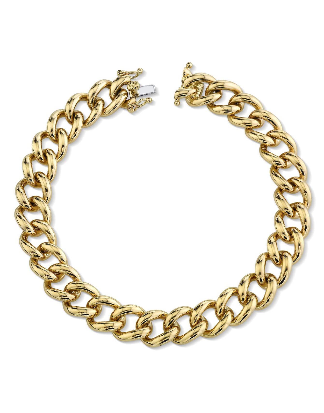 ANITA KO-Naples Chain Link Bracelet-YELLOW GOLD