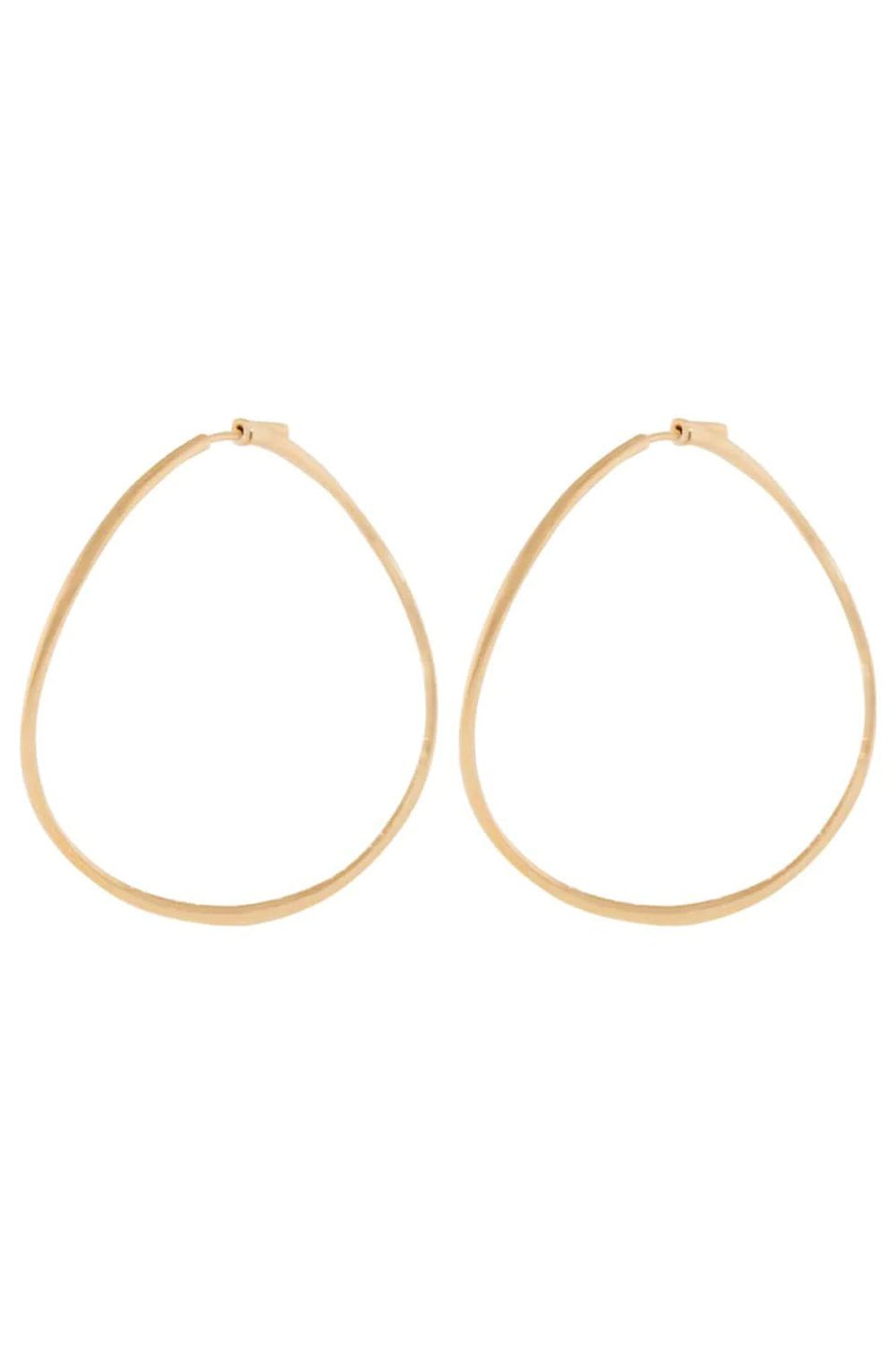 Rose Gold Twisted Hoop Earrings JEWELRYFINE JEWELEARRING ANITA KO   