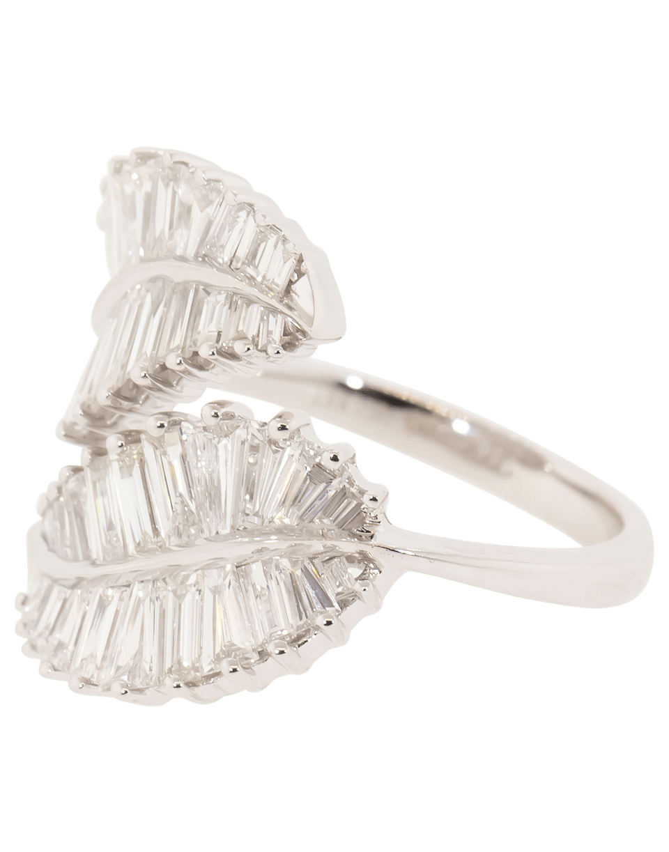 ANITA KO-Palm Leaf Diamond Ring-WHITE GOLD