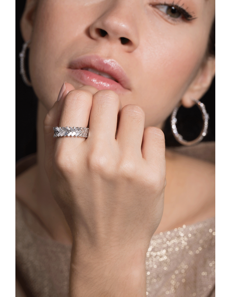 ANITA KO-Zipper Diamond Ring-WHITE GOLD
