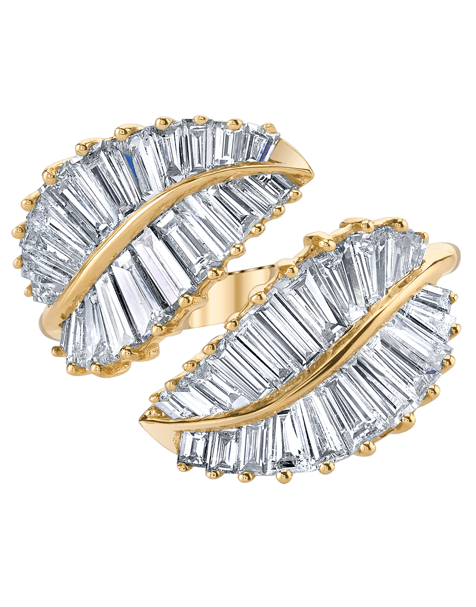 ANITA KO-Palm Leaf Diamond Ring-