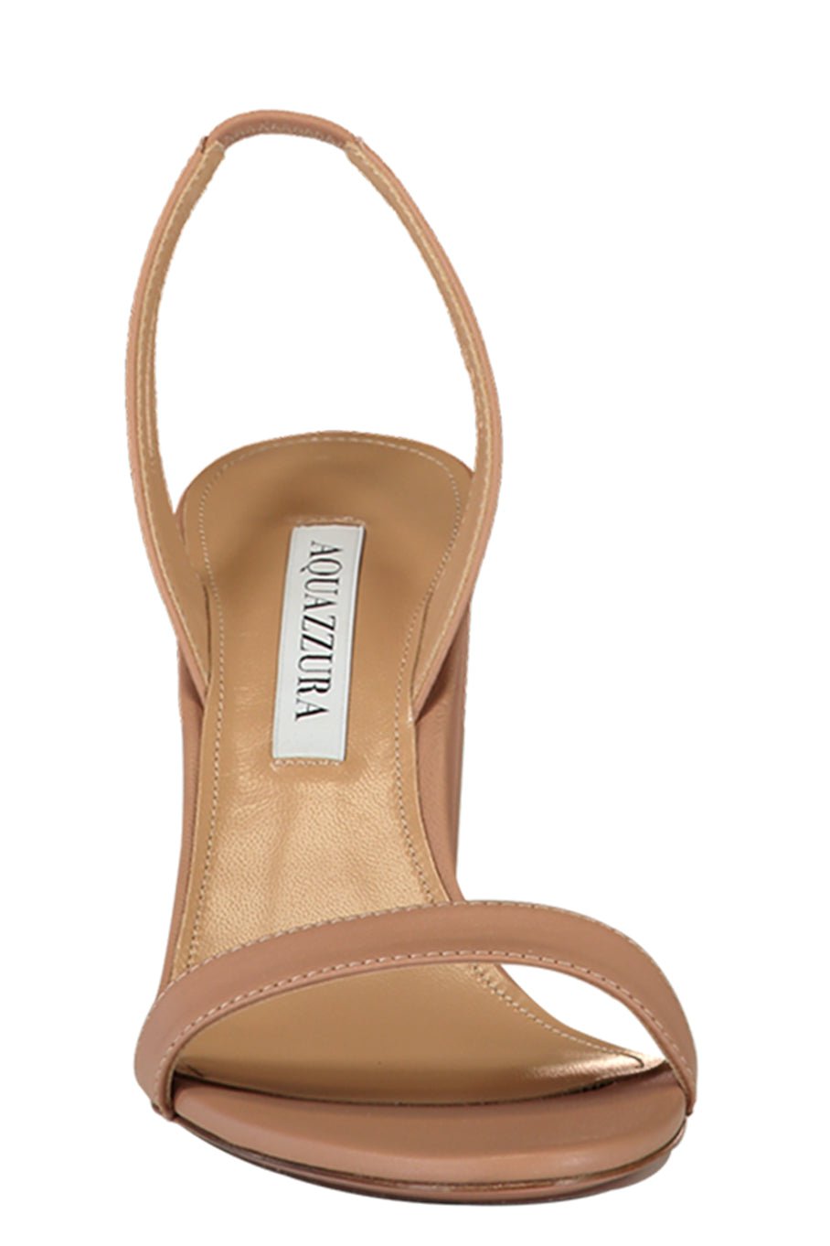 AQUAZZURA-So Nude Block Sandal - Powder Pink-