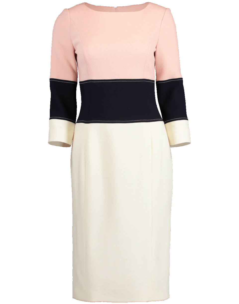 ATELIER HERVE PIERRE-Colorblock Dress-