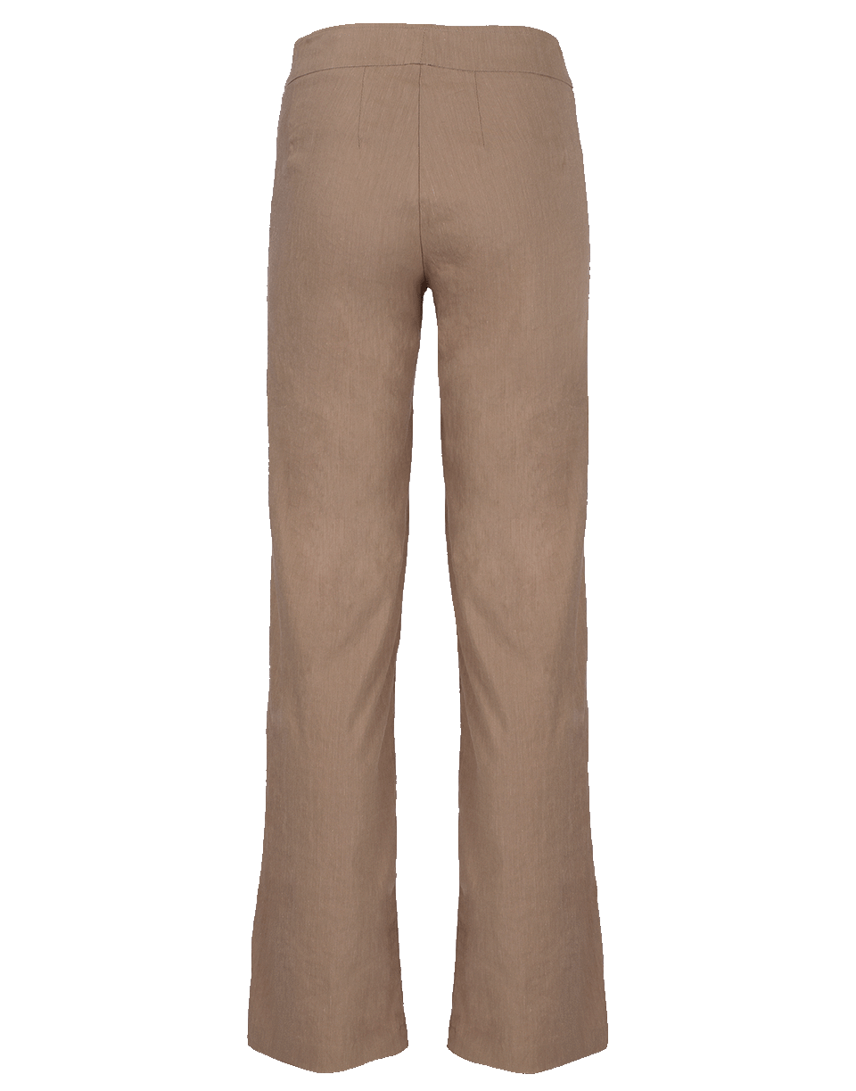 AVENUE MONTAIGNE-Stretch Linen Pant-
