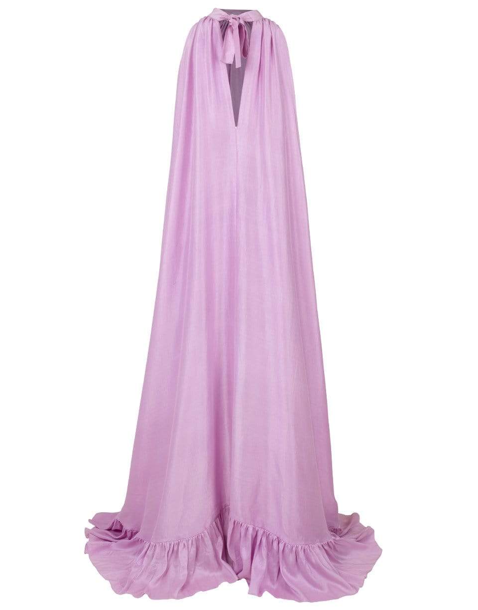 Plath Raw Silk Gown CLOTHINGDRESSEVENING AZEEZA   