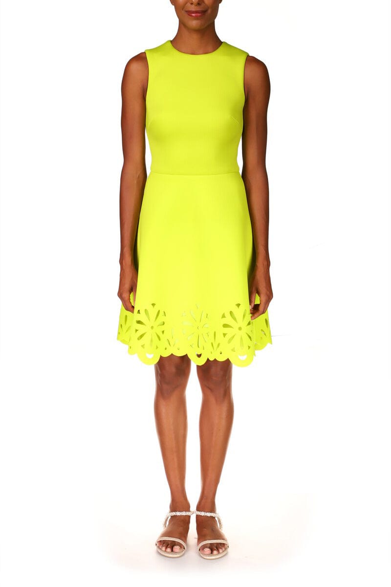 BADGLEY MISCHKA-Cut Out Fit And Flare Dress-