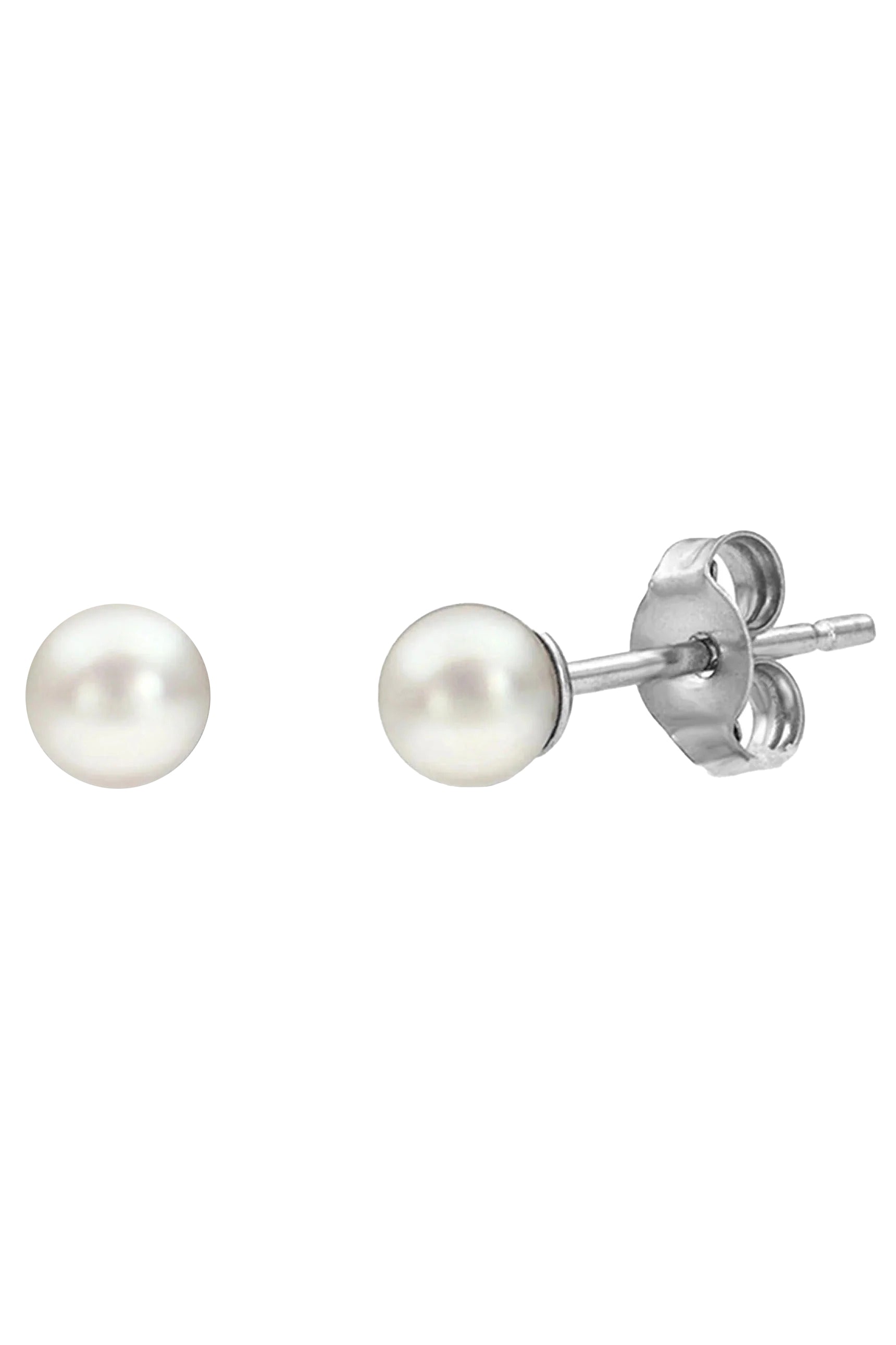 Round Akoya Pearl Studs - 3.5mm JEWELRYFINE JEWELEARRING BAGGINS   