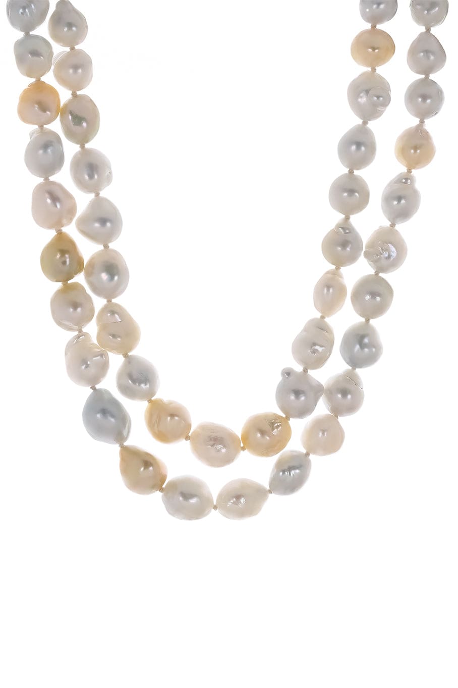 BAGGINS-White Gold South Sea Pearl Necklace-YELLOW GOLD
