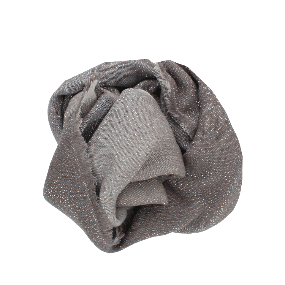 BAJRA SHAWLS-Cashmere Glitter Pashmina Shawl-GRY/SHAD