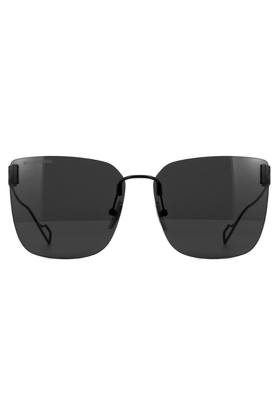 BALENCIAGA-Rimless Sunglasses - Black-BLACK