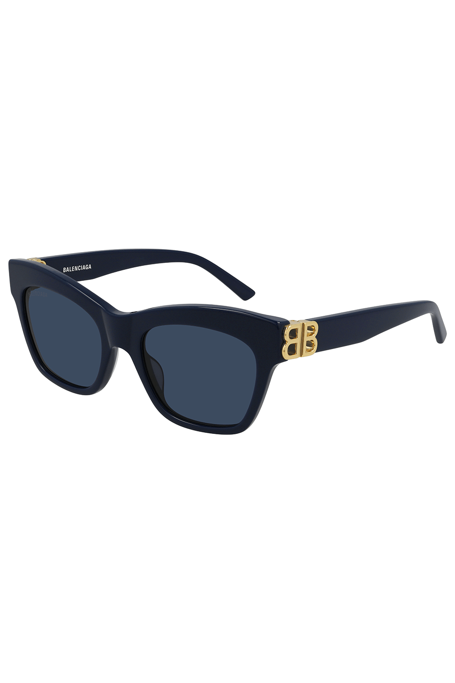Logo Sunglasses - Blue Gold ACCESSORIESUNGLASSES BALENCIAGA   