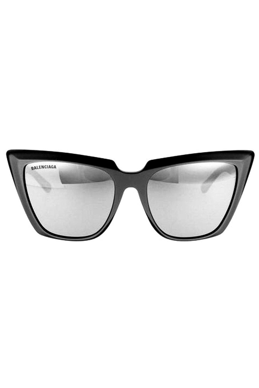BALENCIAGA-Cat Eye Sunglasses - Silver-SILVER