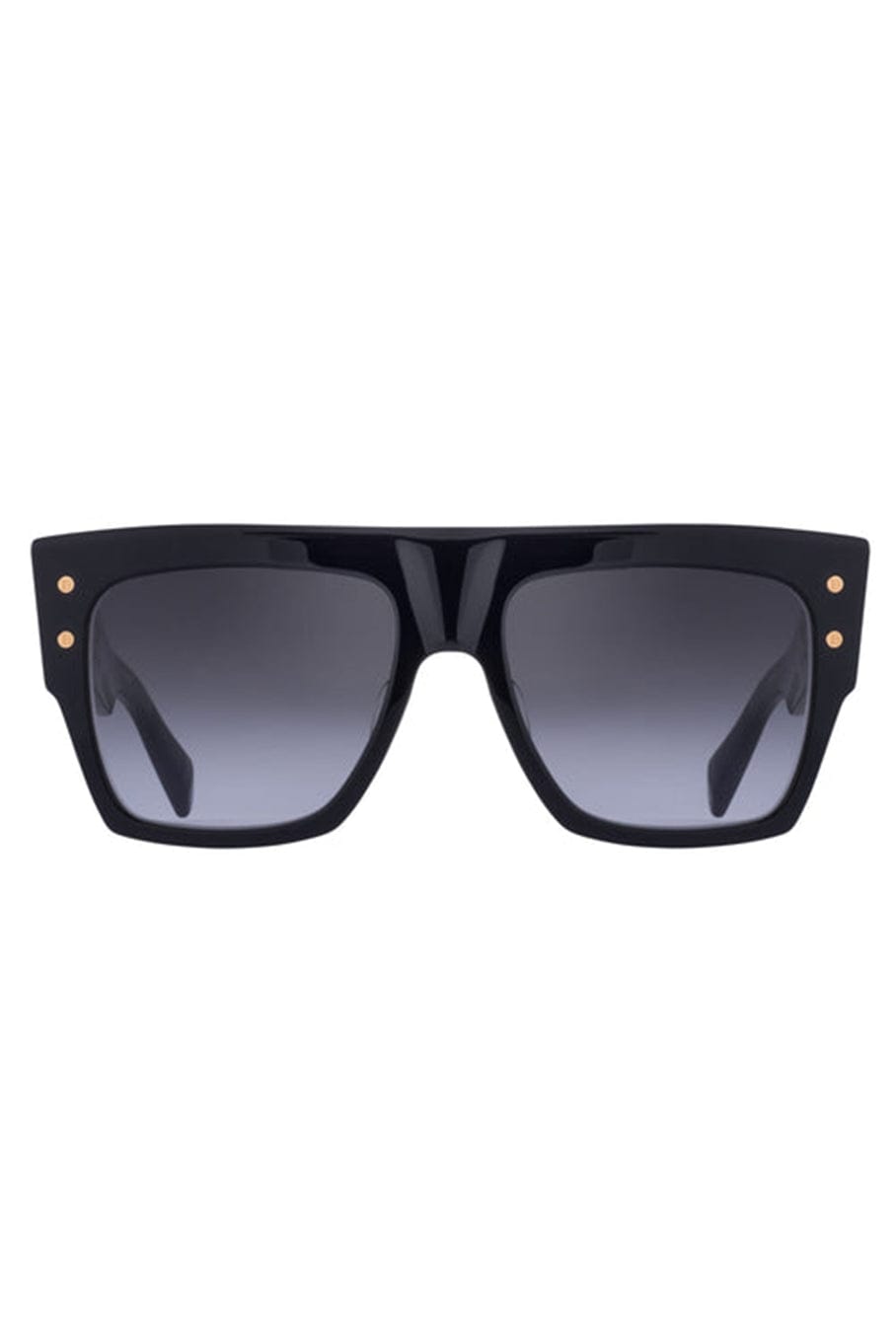 BALMAIN-Black and Gold B-I Sunglasses-BLK GLD