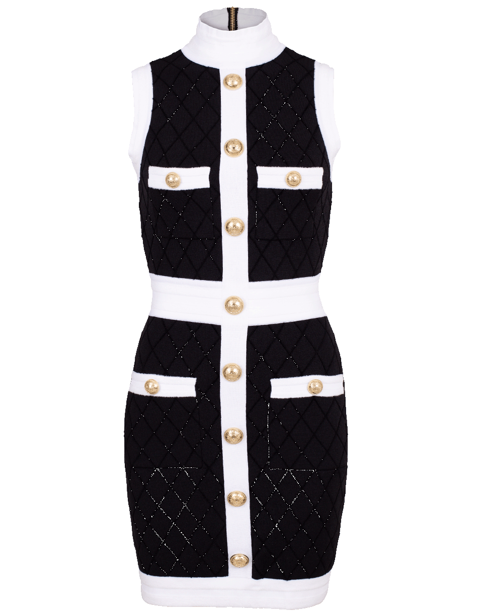 Sleeveless Diamond Quilted Dress – Marissa Collections