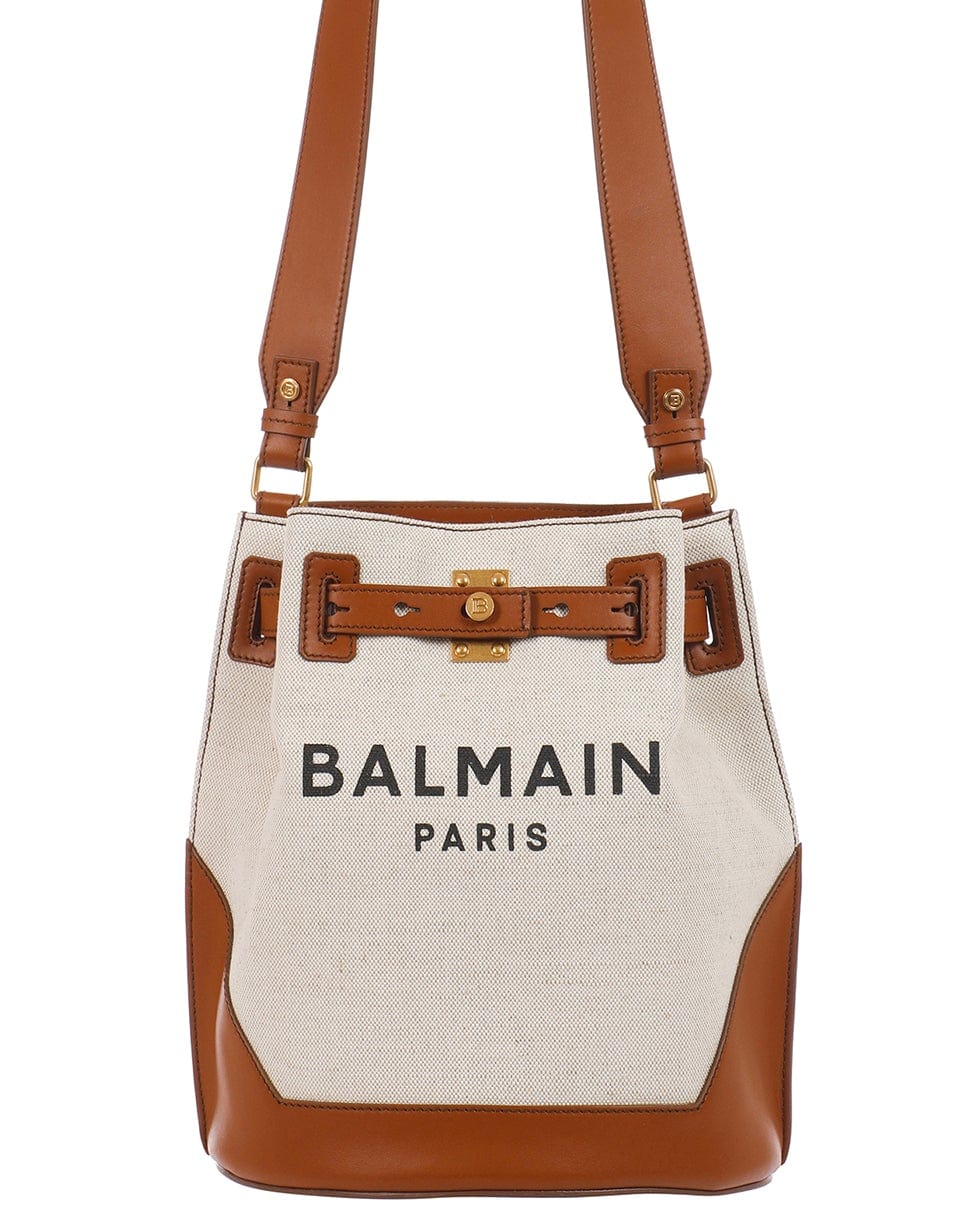 BALMAIN-B-Army Bucket Bag-NATUREL