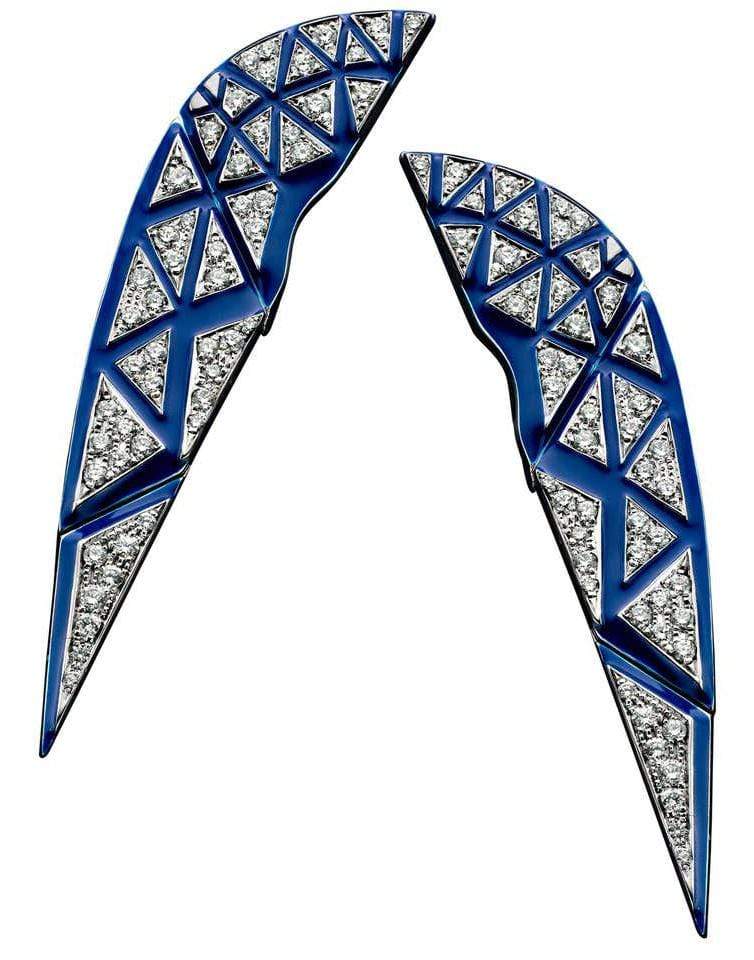 DRIES CRIEL-Blue THEBES Earrings-